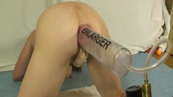 Extreme anal fist fucking and vacuum swelling