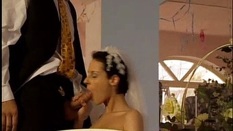 Two brides fucked after wedding