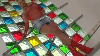 Best pornstar Tarra White in fabulous fishnet, blonde adult video