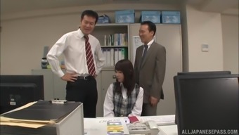 Imai Mayumi seduced by her co-worker for a sex session
