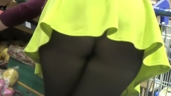 Sweet butt in pantyhose