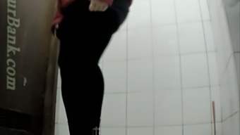 Hot slender brunette white chick in black boots filmed on cam