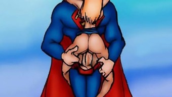 Superman and Supergirl hentai parody