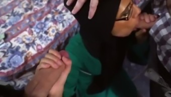Arab teacher gangbang hot muslim pussy