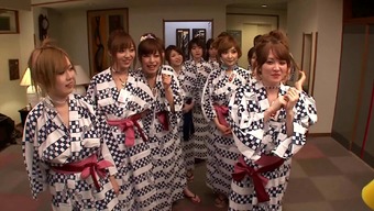 A wild Japanese reality show with many hot, naked chicks