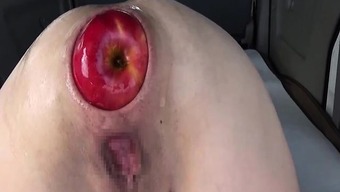 Extreme anal fisting and giant apple insertions
