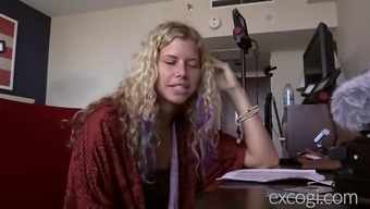 Blonde College Hippie Fucked to Orgasm and Covered in Cum
