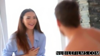 NubileFilms - Fucked Roommates Boyfriend After She Left