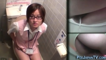 Japanese peeing filmed
