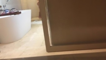 Hidden cam of my wife in the shower on vacation 2