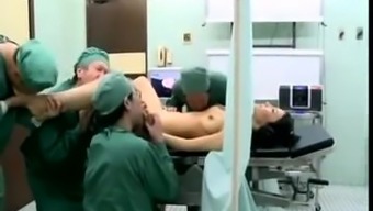 doctors gangbang fuck patient in operation room