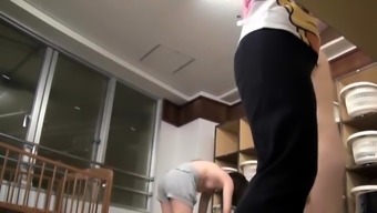 Delightful Japanese ladies get caught naked on hidden cam