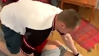 Super hot gay male twinks kissing porn movie Spanked Into Submission