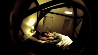 Horny mature couple enjoying passionate sex on hidden cam