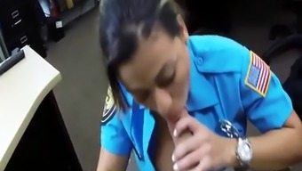 Big tits cleavage and cock in pants Fucking Ms Police Officer