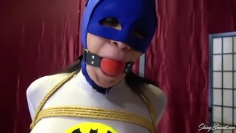 Batwoman Cosplay Bondage