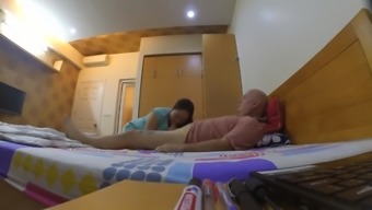 Real screaming Korean cheating house wife gets fucked hard and eats my cum