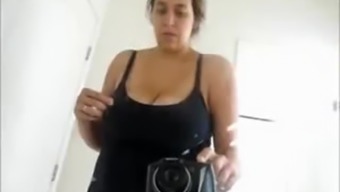 Pregnant brunette Alexa fuck her tight pussy