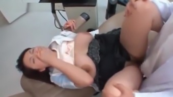 Japanese nurse fucked upskirt by horny doctor segment