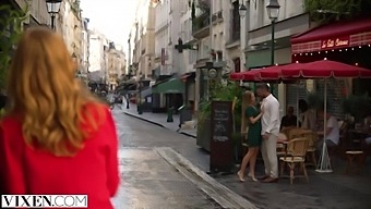 VIXEN Jia Lissa has intense threesome with Sonya in Paris