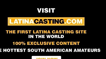 Fake Tits Latina, Real Deepthroat Casting