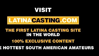 Fake Tits Latina, Real Deepthroat Casting