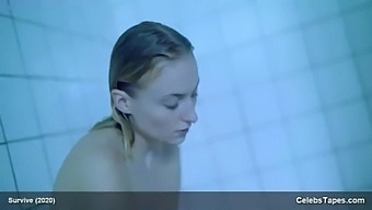 Sophie Turner naked in the shower