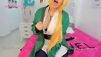 Hot and sexy tsunade cosplay from naruto jerk off instructions JOI, this video will turn you on!!!!
