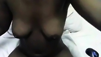 African girl masturbating on cam