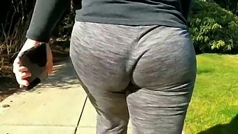 Mom Hotel Thicc Booty Wedgie Public