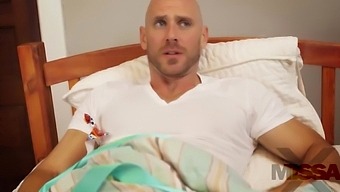 Johnny Sins, Adriana Chechik And Kissa Sins - Two Beauties In The Bedroom Give The Man A Group Sex From The First Pe