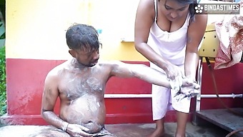 SUCHARITA BHABI FUCKED WITH A POOR MAN AFTER FEEDING HIM ( HINDI AUDIO )