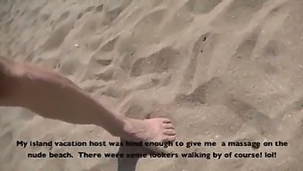 Caribbean Nude Beach Vacation Part 3 and 4 - Exhibitionist Wife Helena Price, I GOT FINGER FUCKED IN PUBLIC while my husband and a voyeur watches!