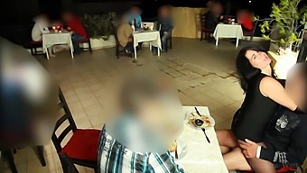 I PULLED OUT HIS GIANT COCK IN RESTAURANT! PUBLIC EXTREM! 