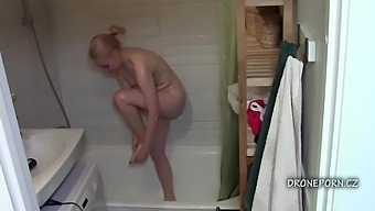 Blonde Teen Maya In The Shower