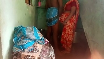 Tamil wife and husband have real sex at home 