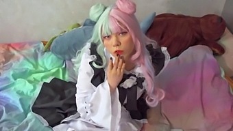 Cute maid Furiyssh dreams of your cock