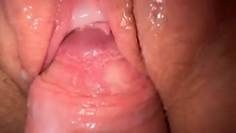Extremely close up fuck tight teen pussy, Amazing creamy pussy