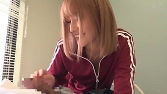Japanese friend's girlfriend gets a blowjob in HD video
