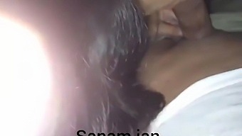 Pakistani TikTok star Sanam Jan gives a sensual massage to her Arab boyfriend