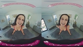 VR BANGERS Hot German Milf fucking while on the phone VR Porn