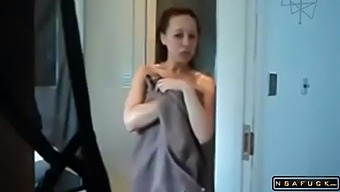 HD video of a busty amateur jerking off