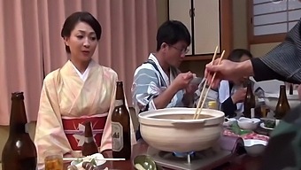 Japanese MILFs in beautiful kimonos are ready for cuckolding