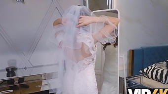 Bride's wedding night seduction leads to intense Russian fucking