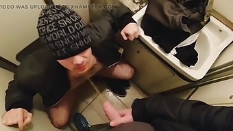 Wild couple explores public sex and extreme fetishes in train ride