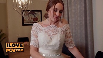 Russian bride receives oral sex and penetration from an unknown man